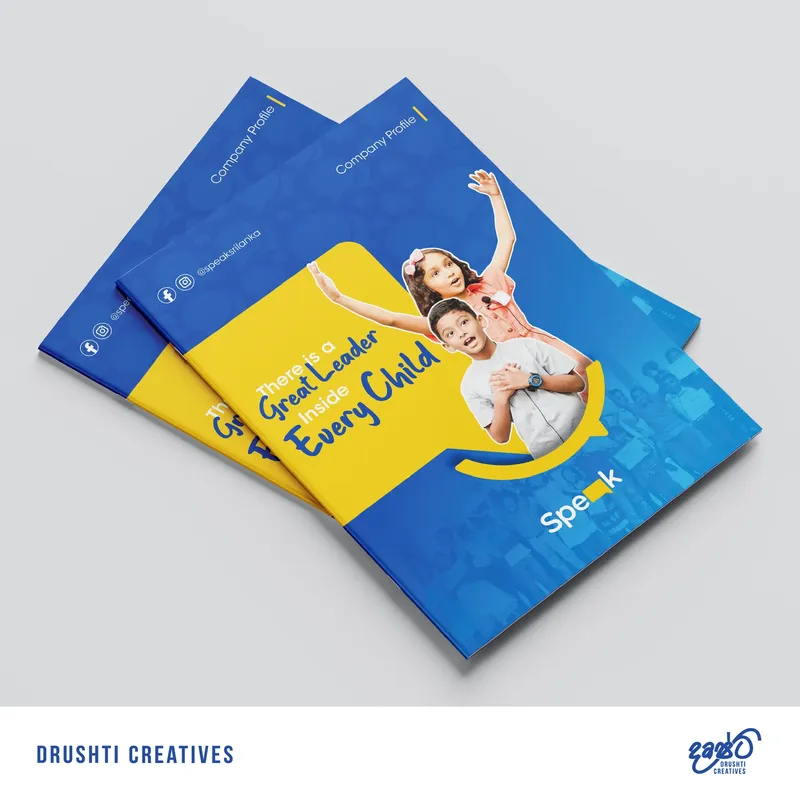 Speak Company Profile Design