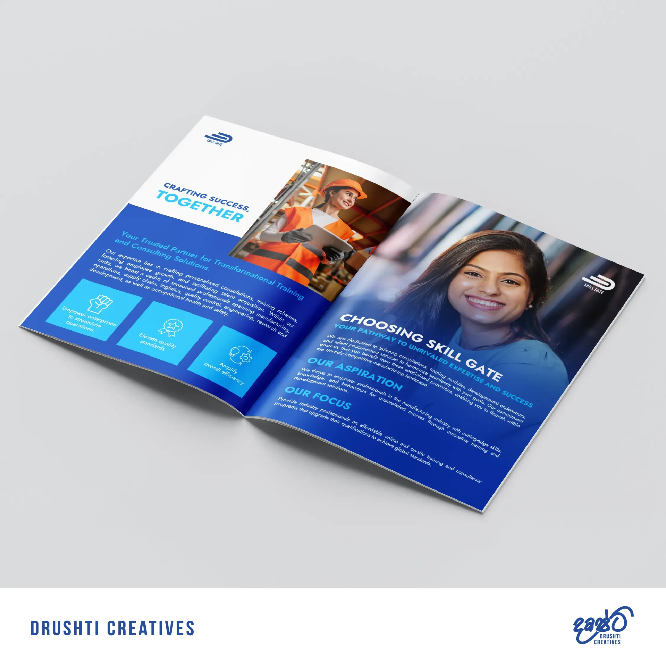 Skill Gate Company Profile Design gallery 1