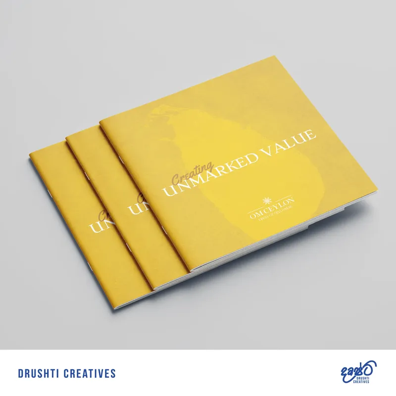 OM Ceylon Company Profile Design